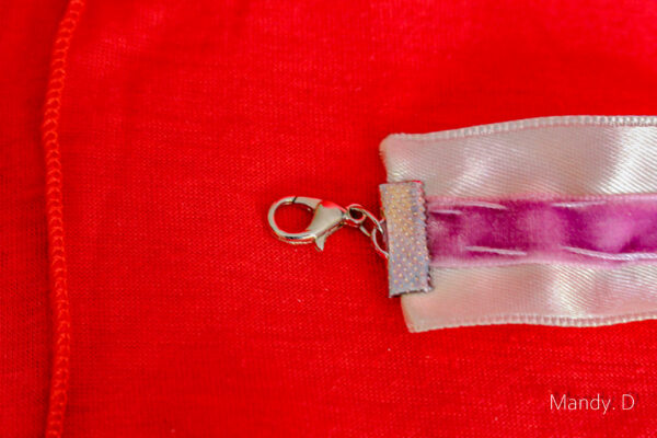 Bijoux - Ras de Cou - Rose velours – Image 3