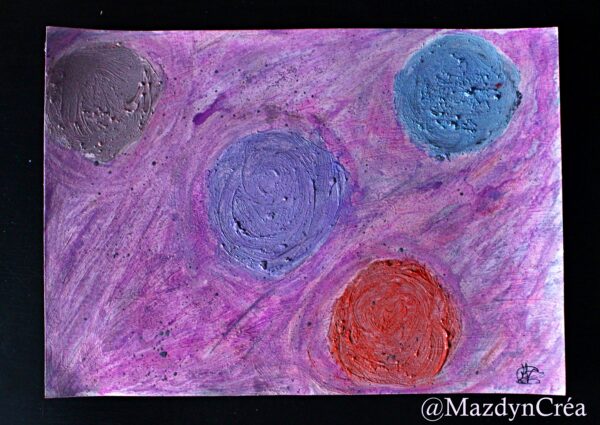 Peinture - Univers Rose