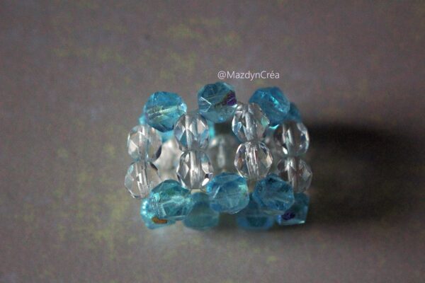 Bague Perle Bleu – Image 3