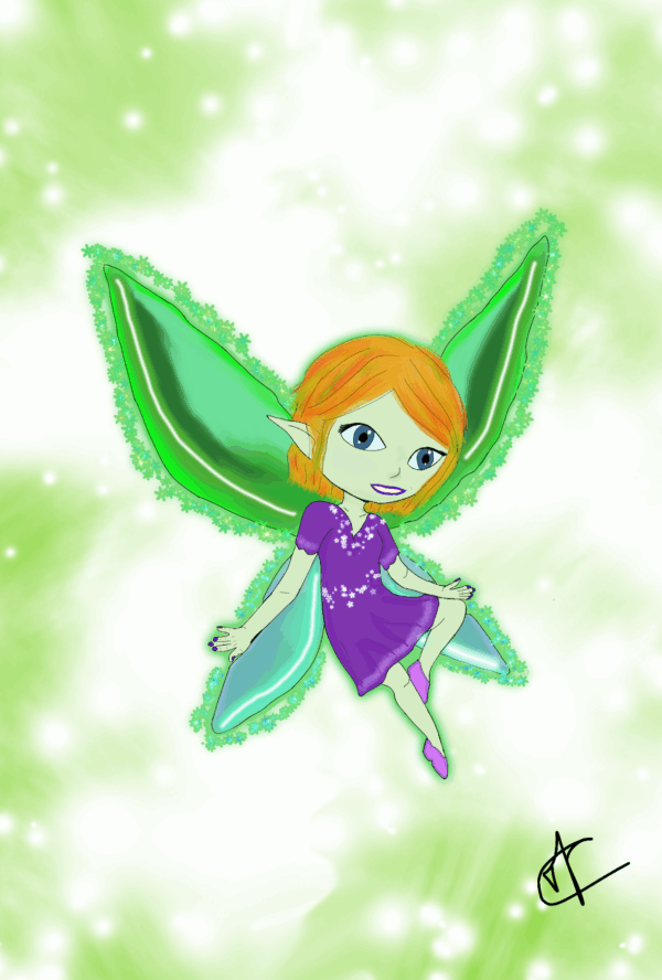 Illustration Fée Leaf
