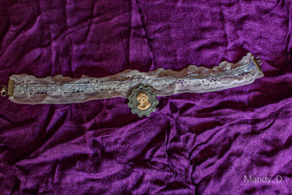 Ras de cou - Romantique Rose Argenté – Image 2