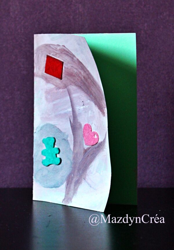 Prototype Carte Postale cœur ourson – Image 2