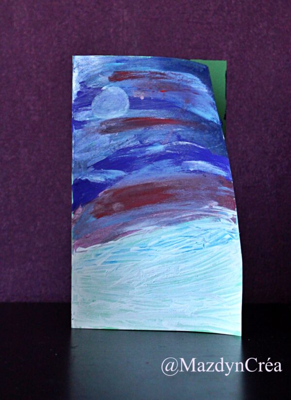 Prototype Carte postale nocturne neige – Image 3