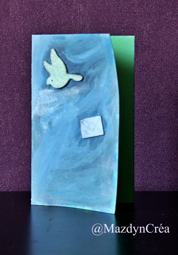 Prototype Carte postale oiseau, lettre – Image 3