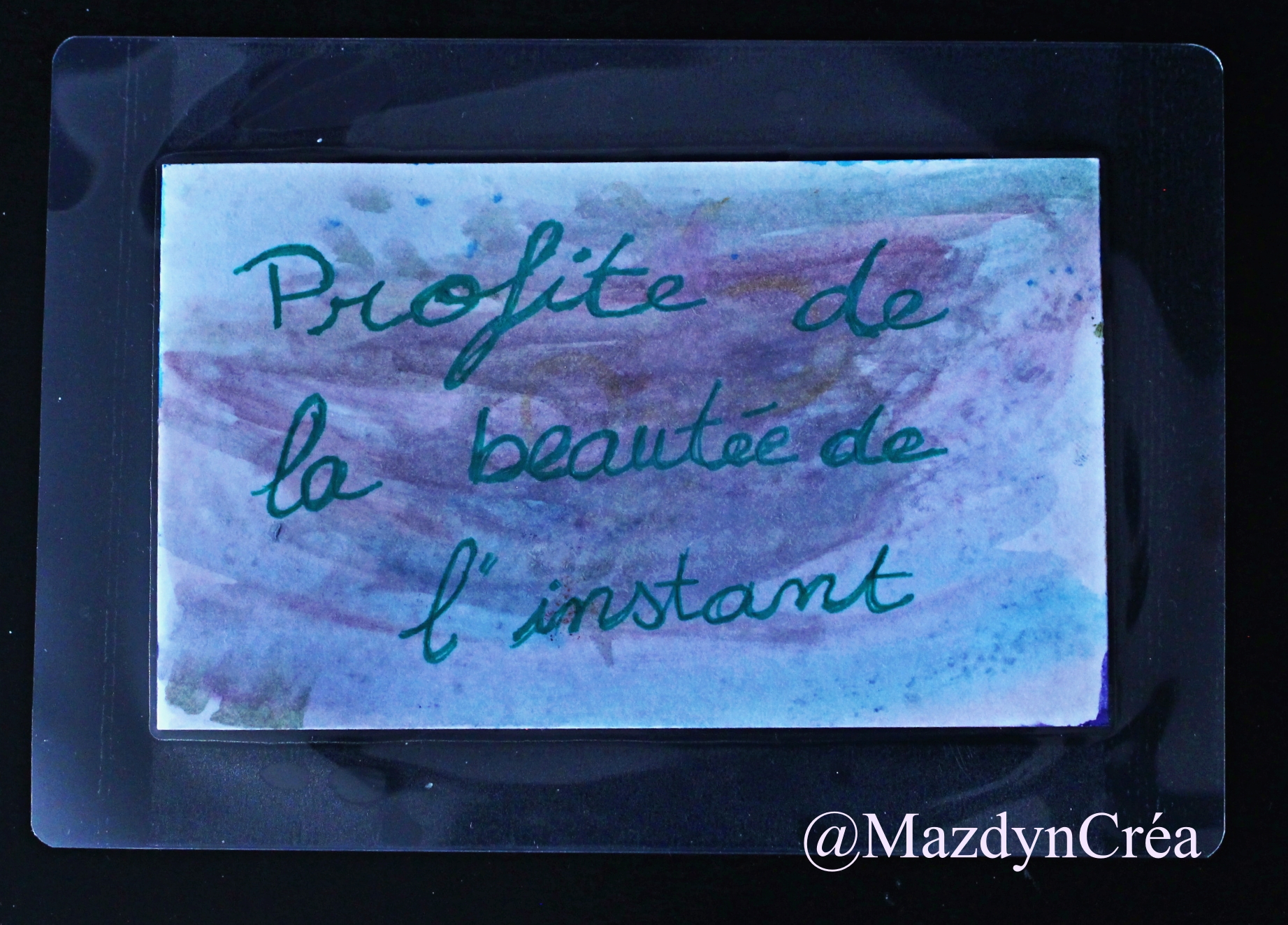 Carte Inspirante - Profite de la beauté de l'instant – Image 2