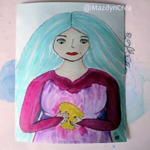 Dessin - Une lumière dans le froid