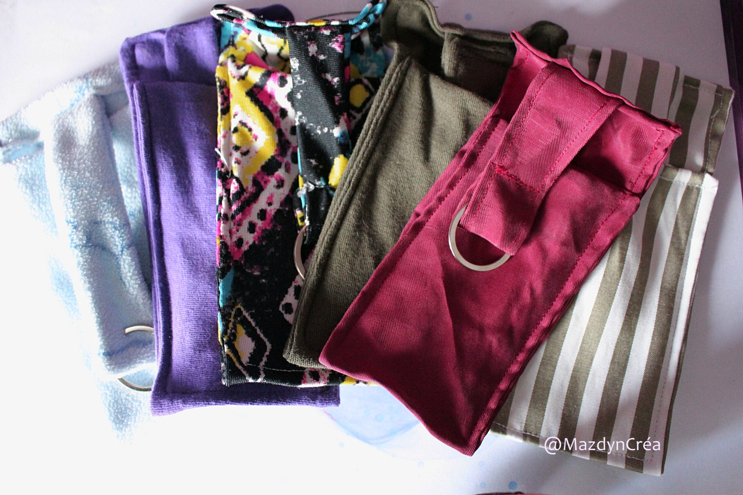 Pochette clé upcycling