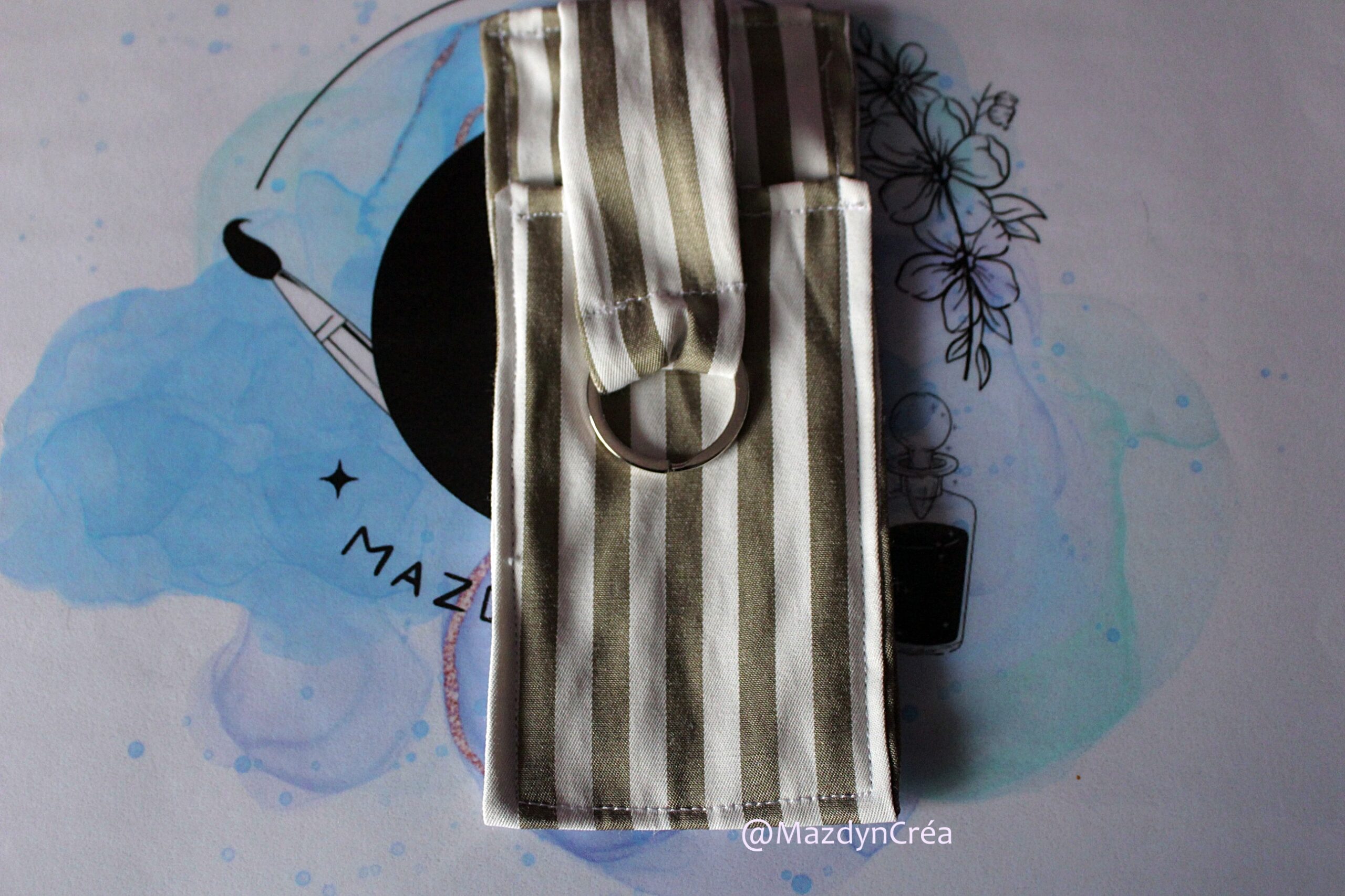 Pochette clé upcycling – Image 9