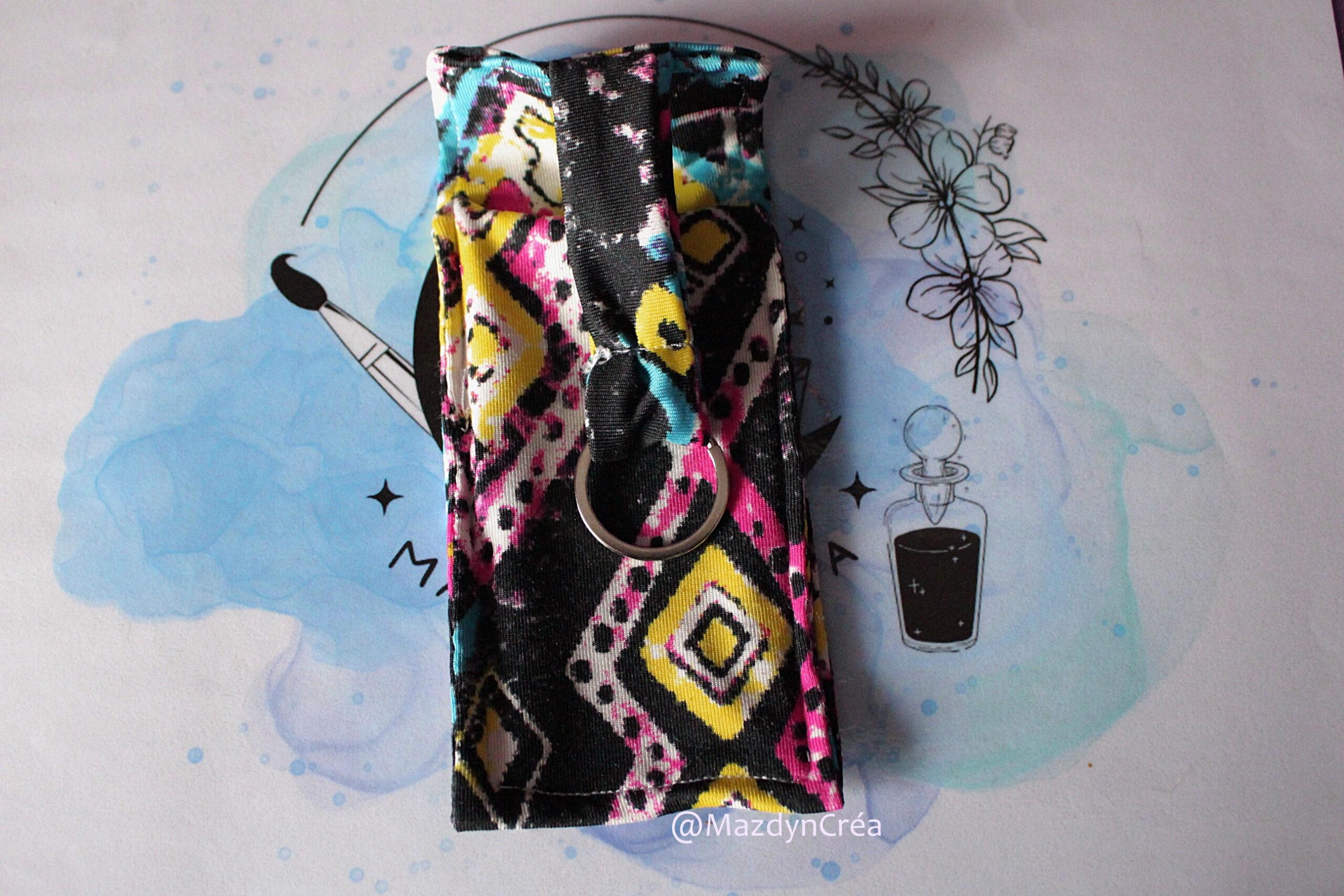 Pochette clé upcycling – Image 12