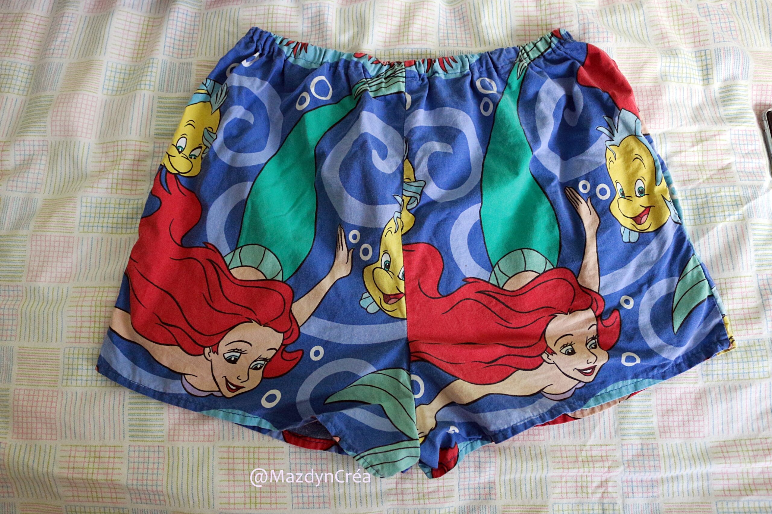 Short upcycling poche intérieure taille haute – Image 3